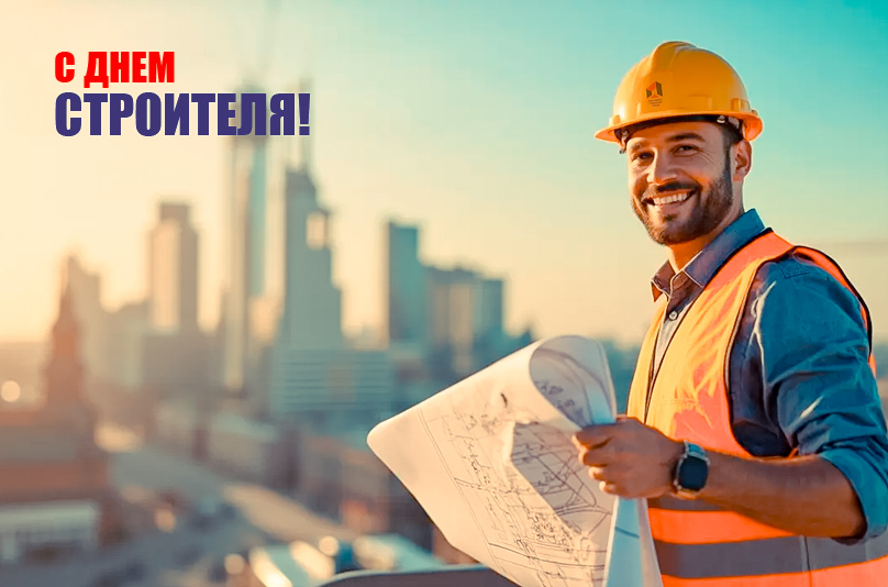 Поздравление с профессиональным праздником – Днём строителя!